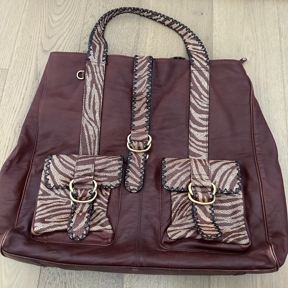 *2 FOR $20* Large Genuine Leather Tote